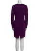Zac Posen V-Neck Mini Dress