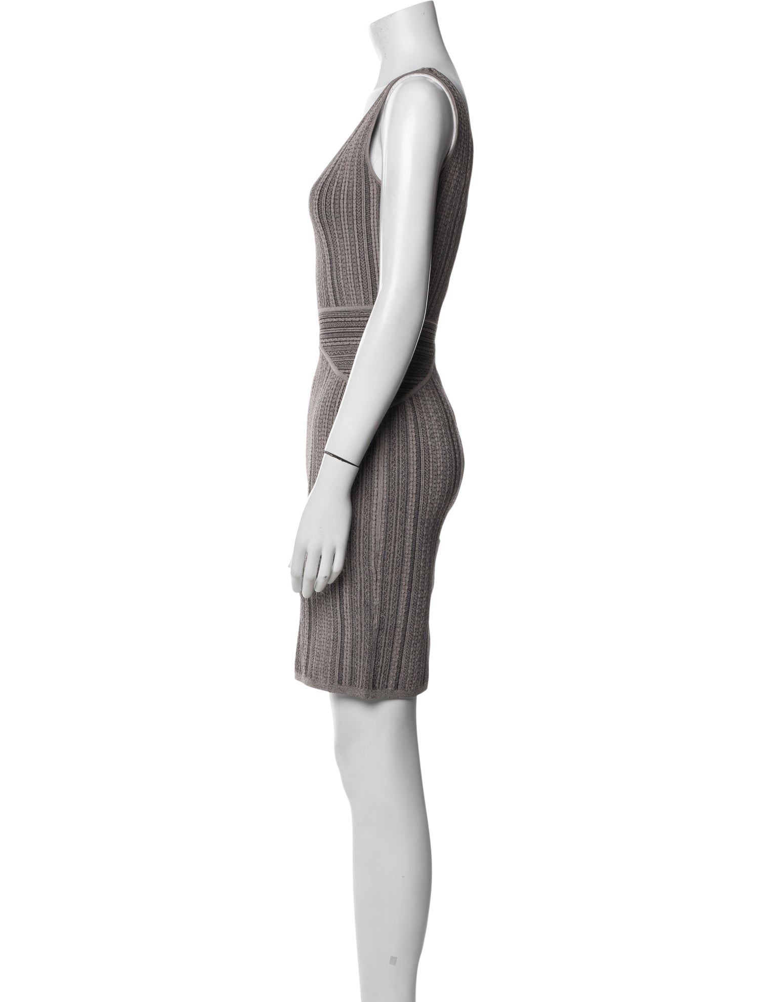 Zac Posen Striped Mini Dress