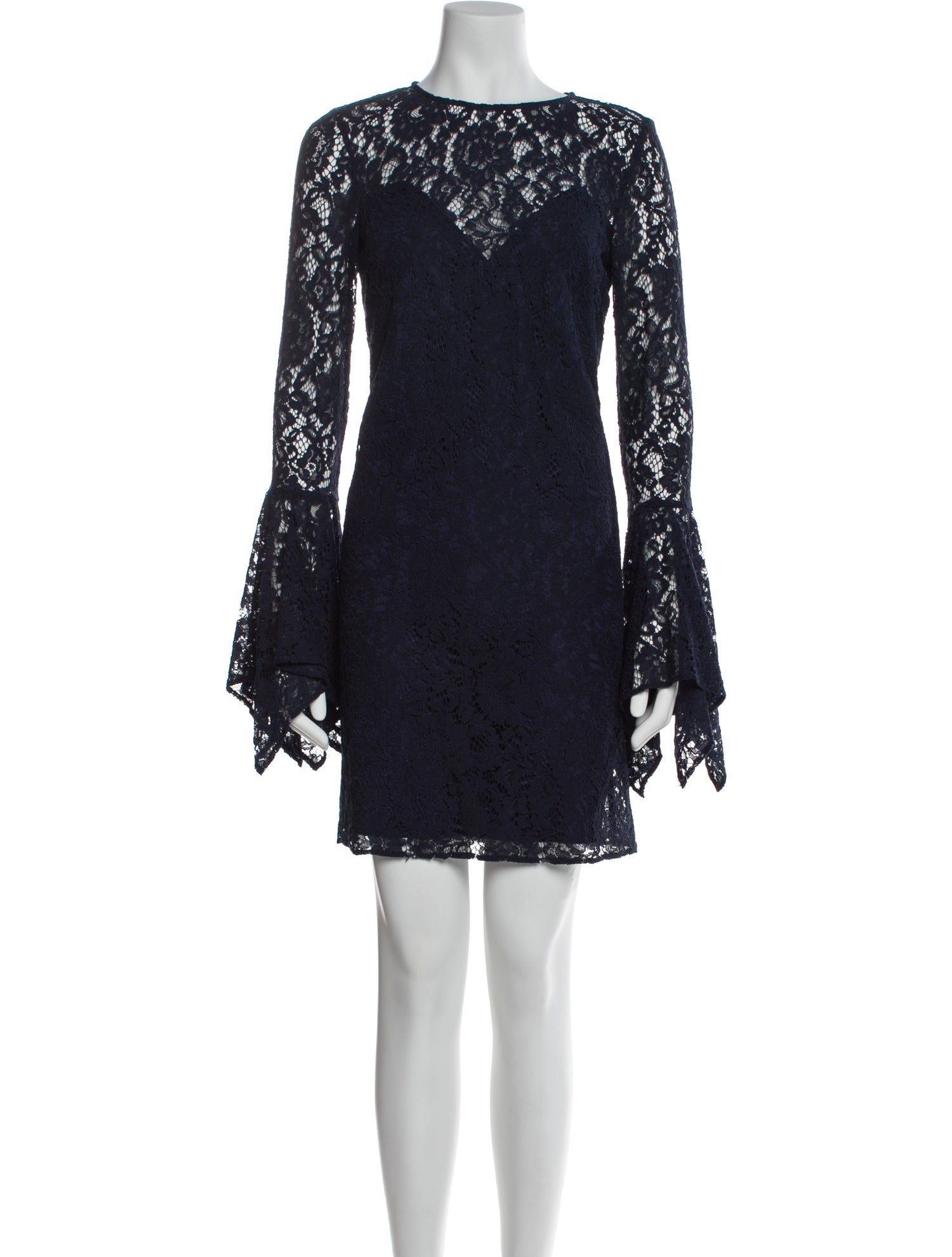 Zac Posen Lace Pattern Mini Dress