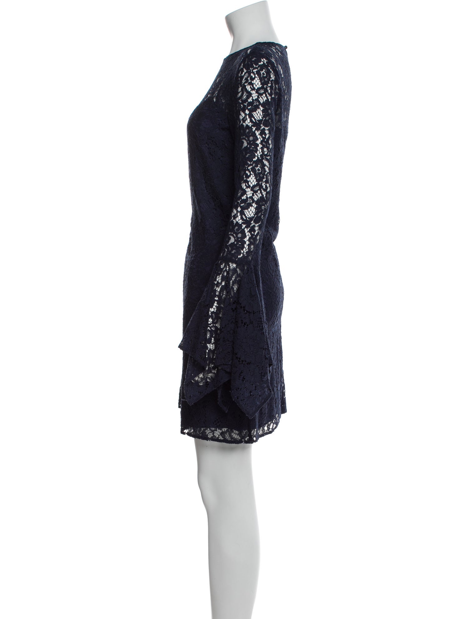 Zac Posen Lace Pattern Mini Dress