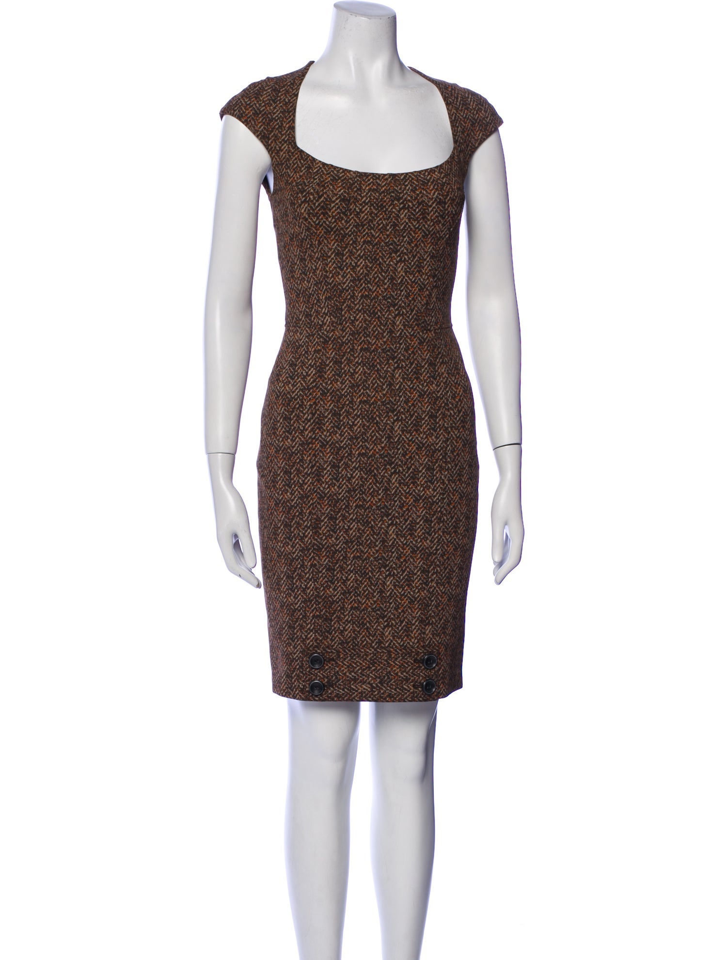 Zac Posen Printed Mini Dress