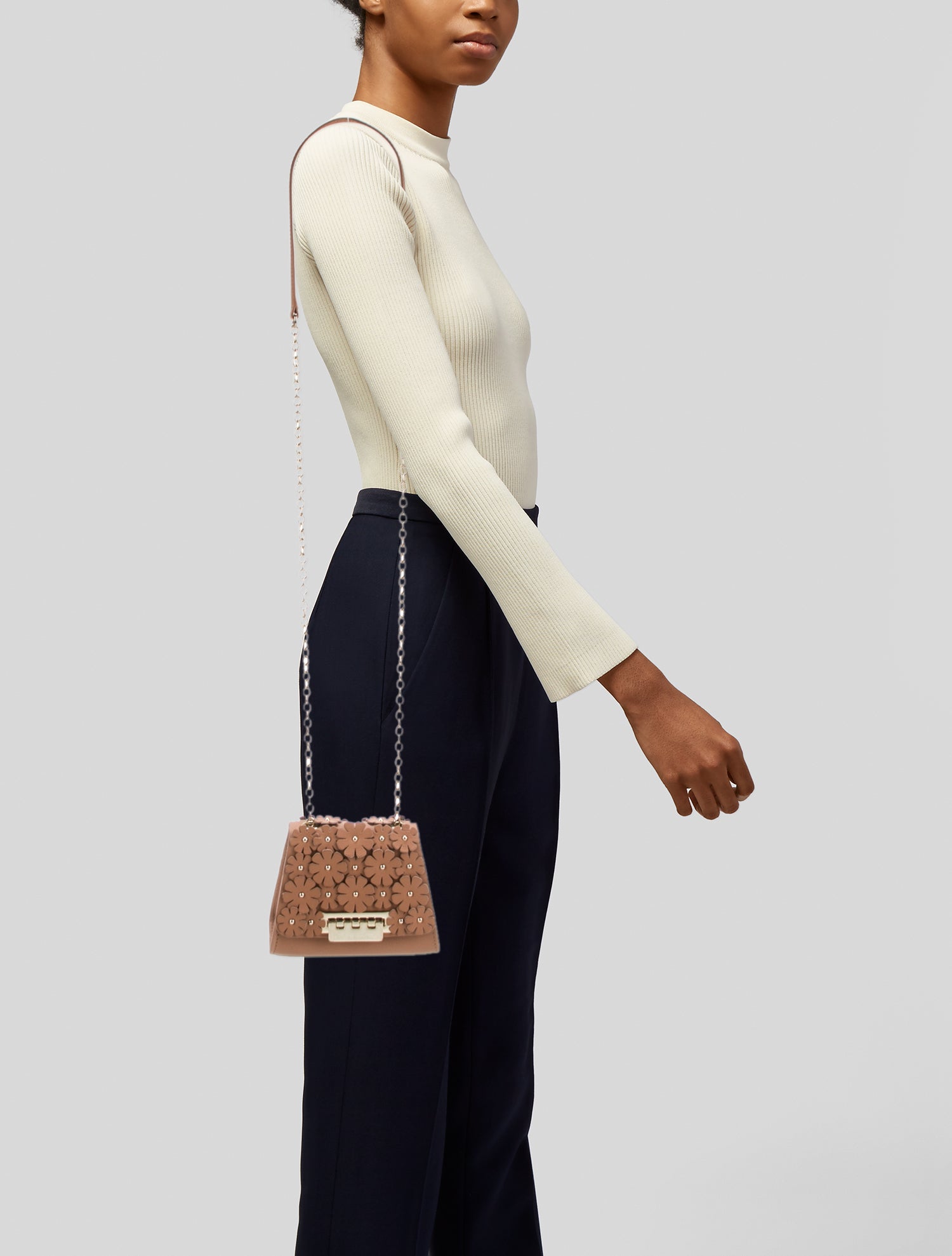 Zac Posen Leather Shoulder Bag