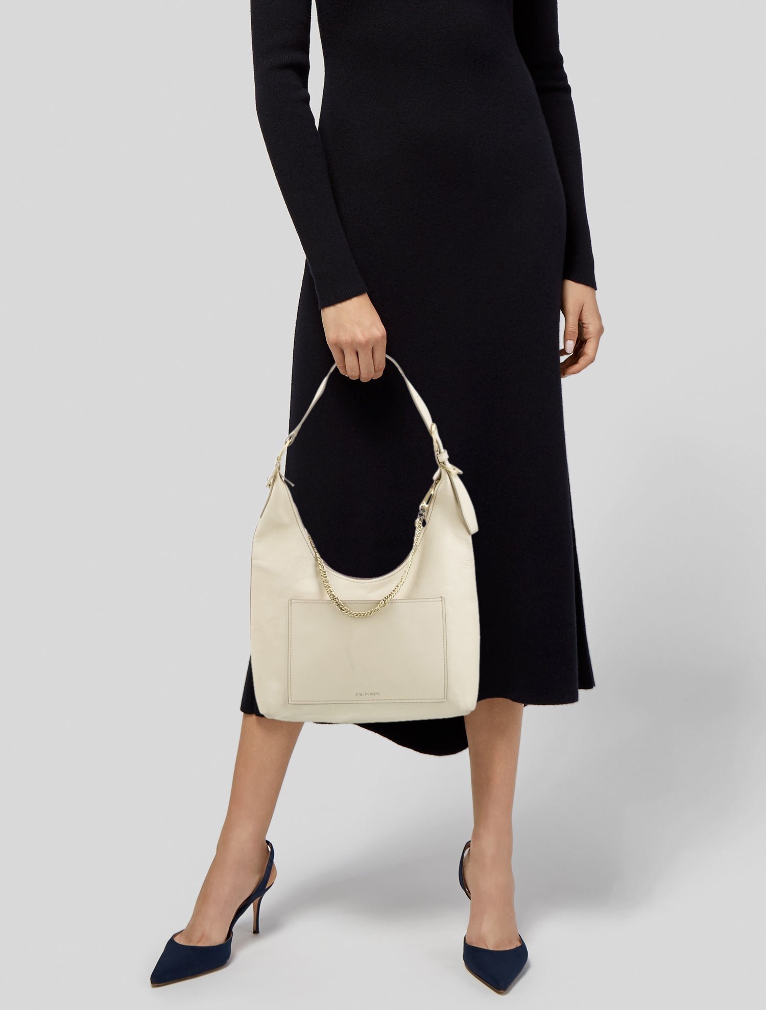 Zac Posen Leather Shoulder Bag