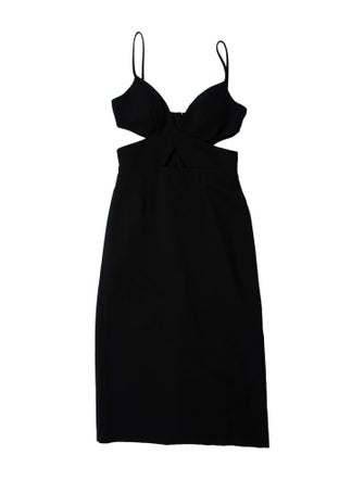 Zac Posen V-Neck Midi Length Dress