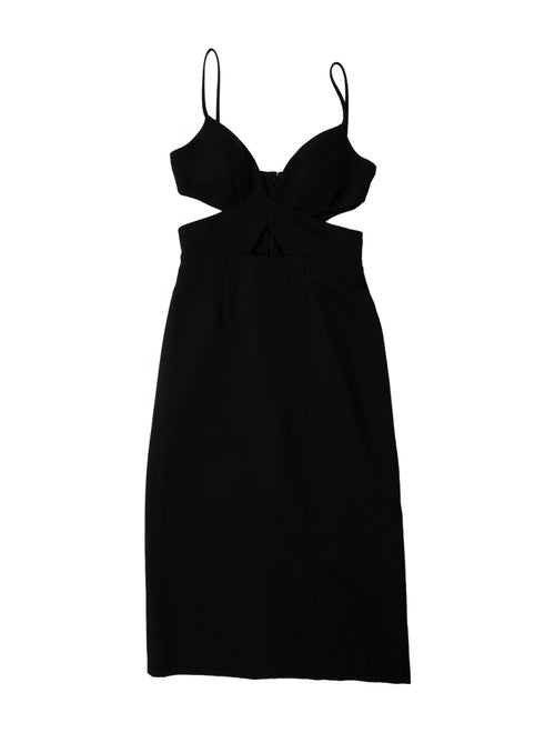 Zac Posen V-Neck Midi Length Dress