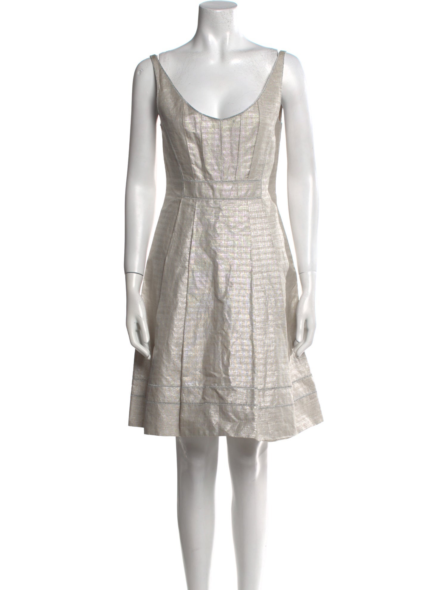 Zac Posen Linen Mini Dress