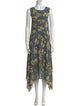 ZAC Zac Posen Silk Long Dress