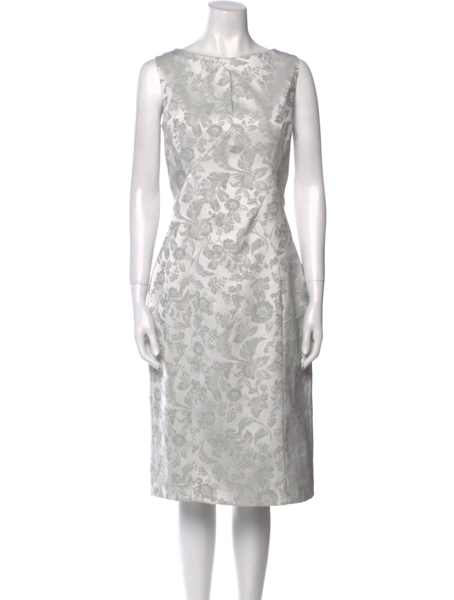 Zac Posen Lace Pattern Midi Length Dress