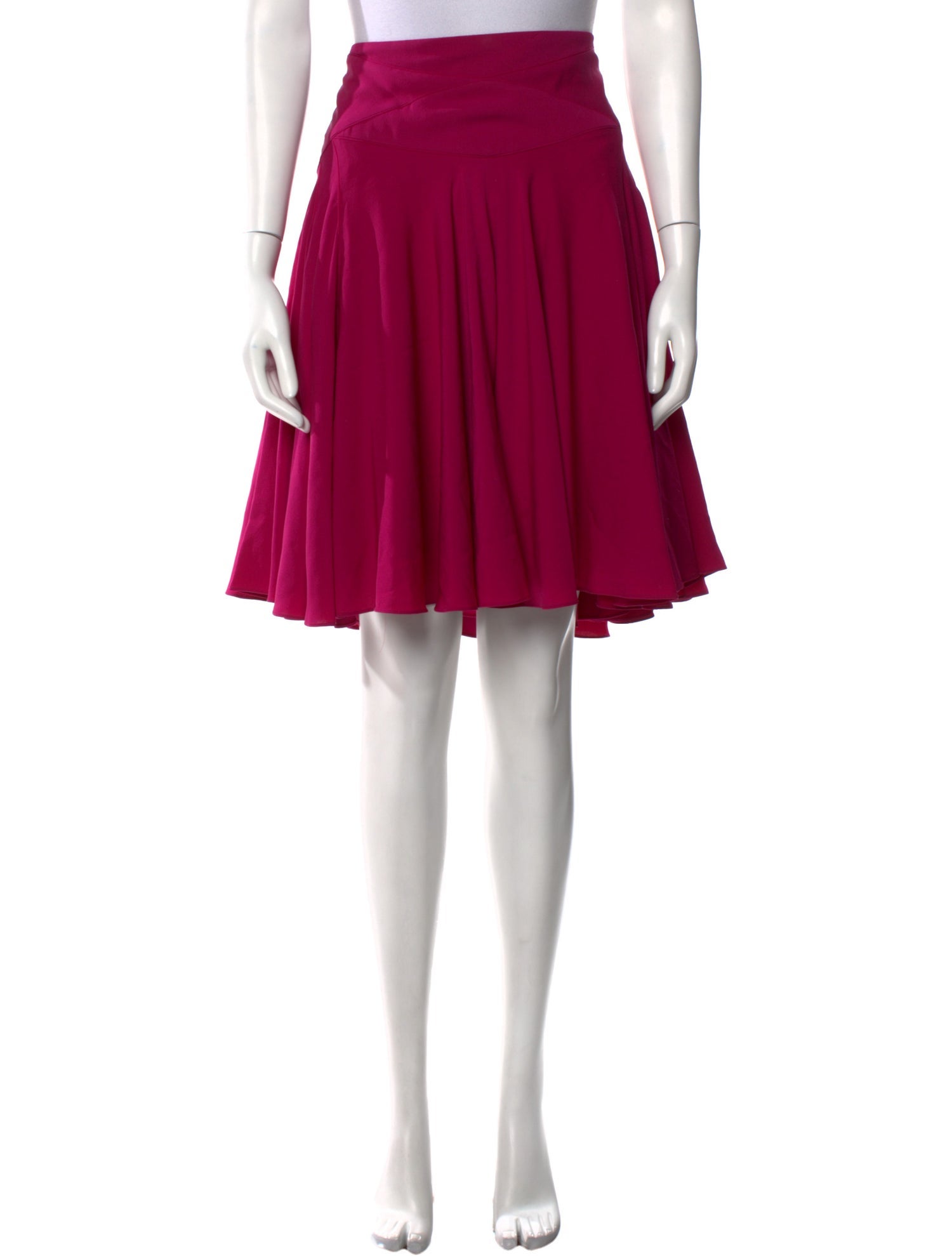 Zac Posen Silk Knee-Length Skirt