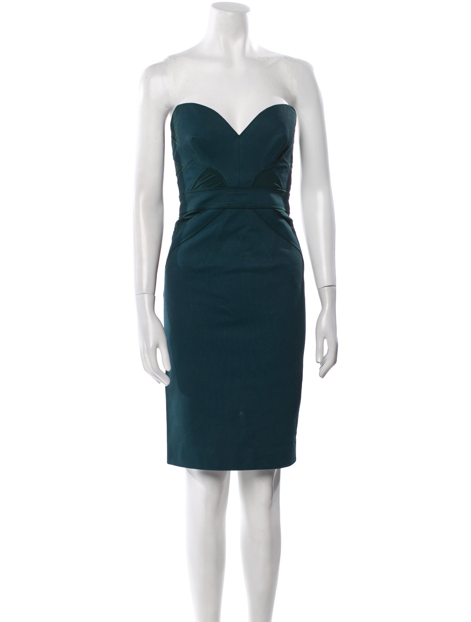 Zac Posen Strapless Mini Dress