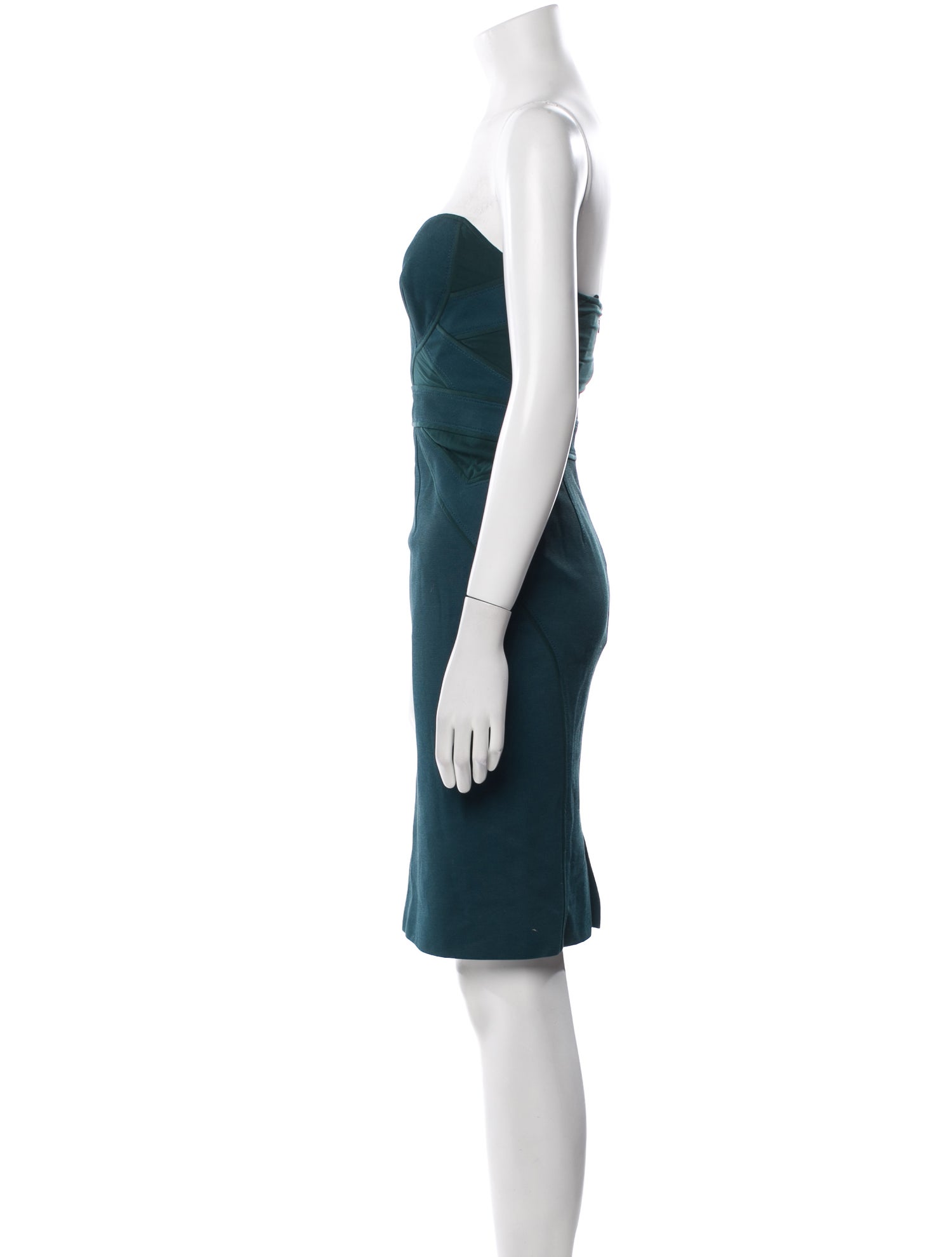 Zac Posen Strapless Mini Dress
