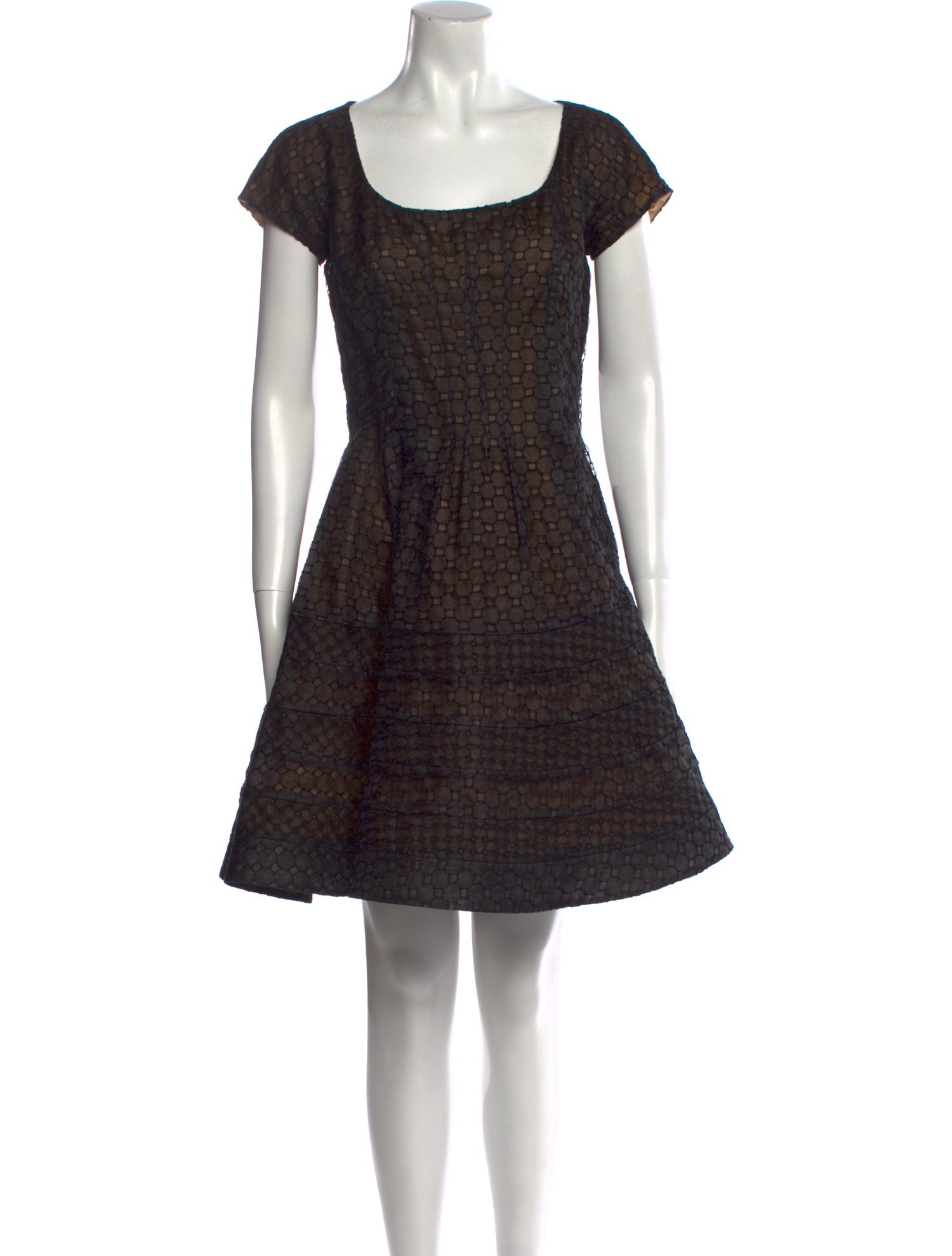 Zac Posen Printed Mini Dress