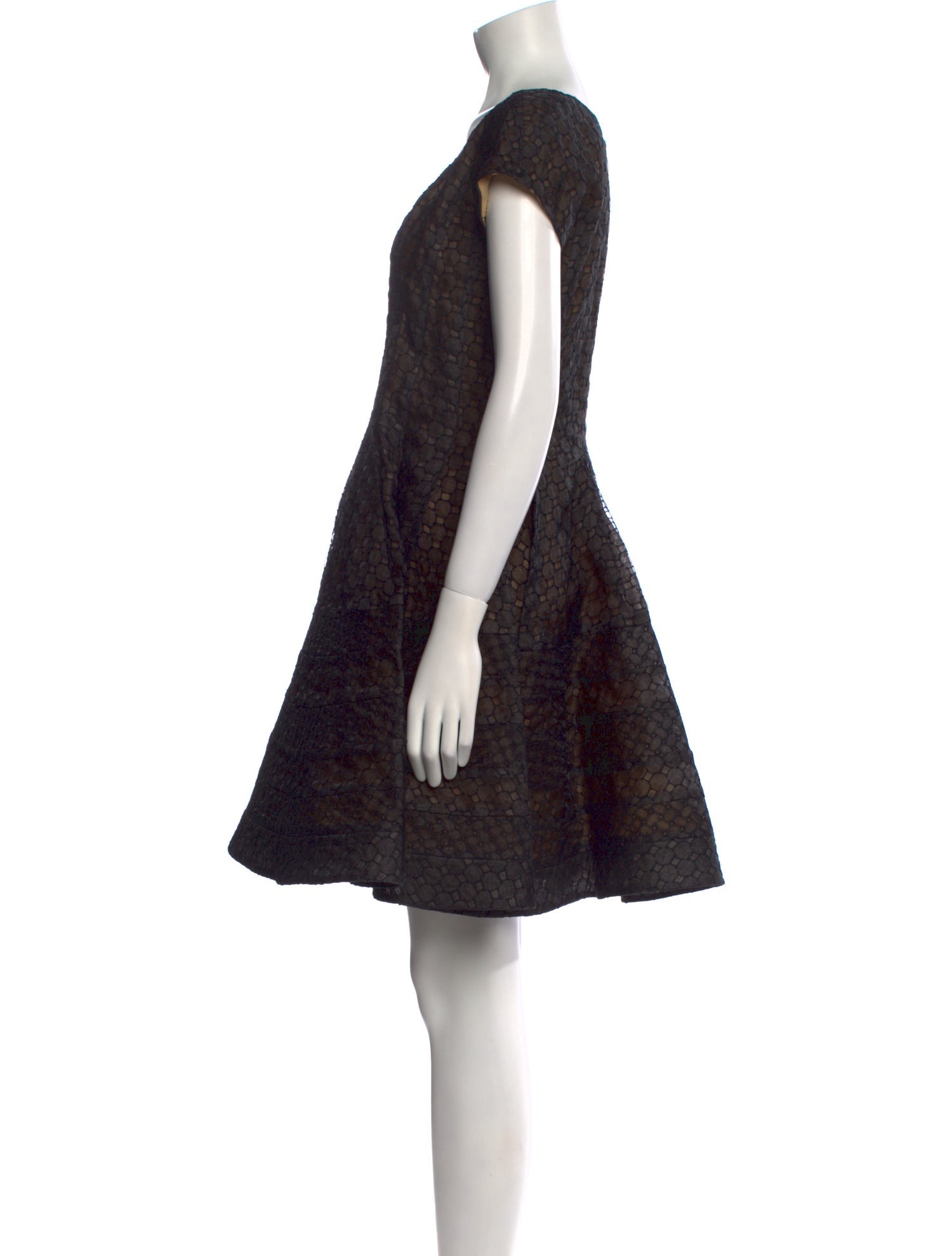 Zac Posen Printed Mini Dress