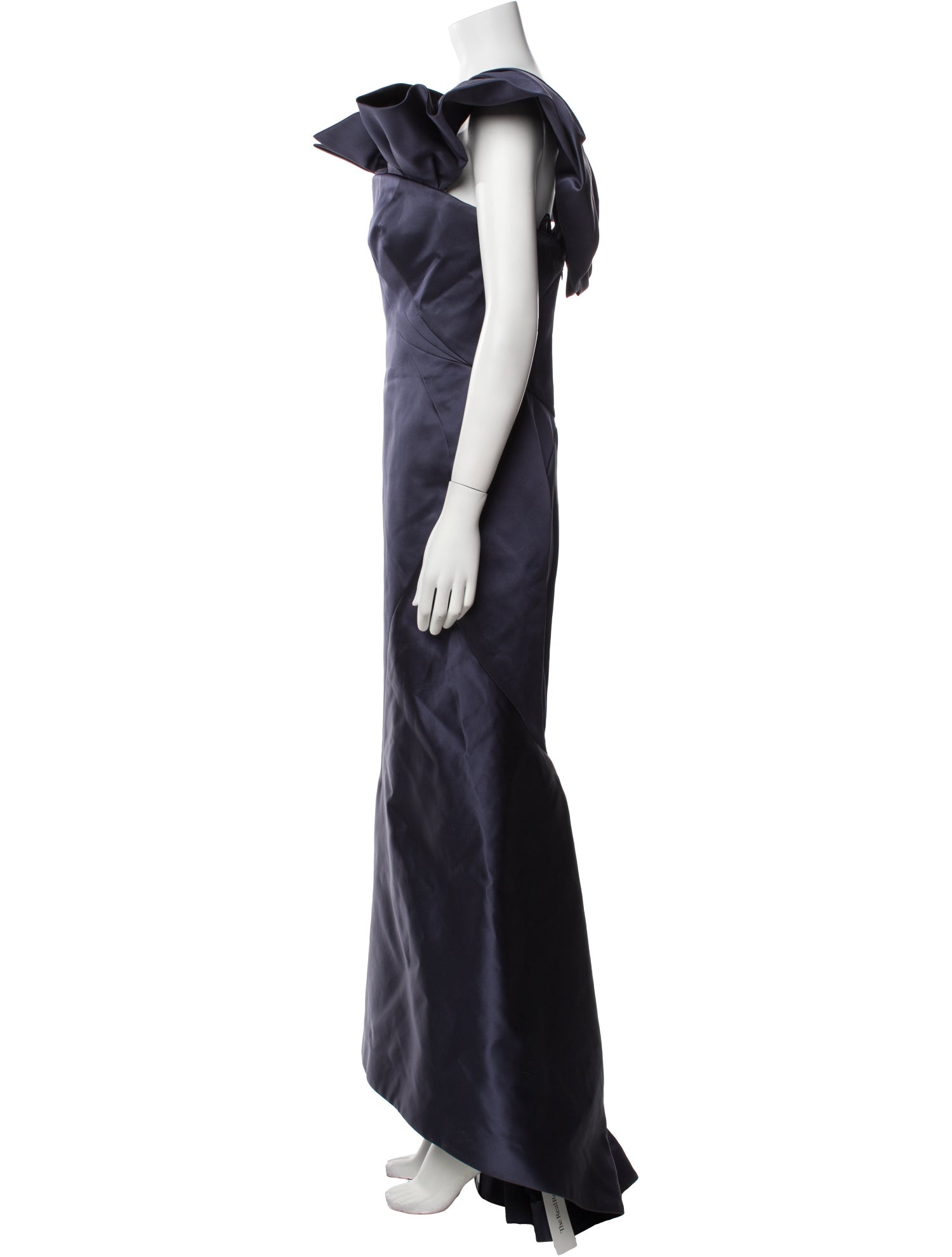 Zac Posen Off-The-Shoulder Long Dress