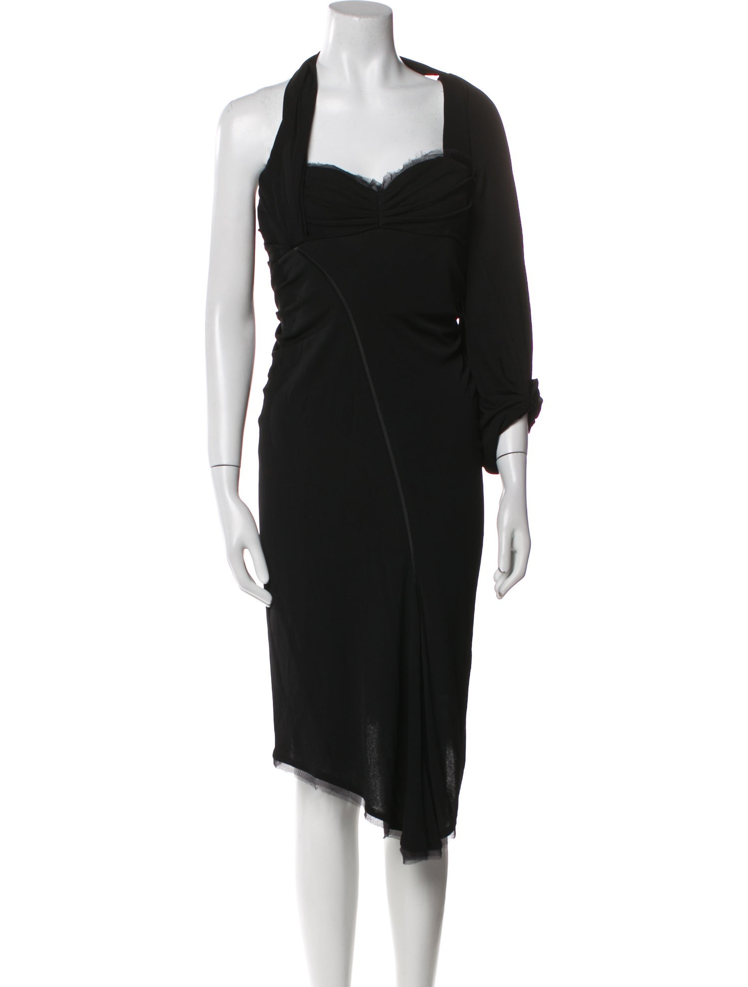 Zac Posen Halterneck Midi Length Dress