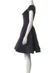 Zac Posen Square Neckline Mini Dress