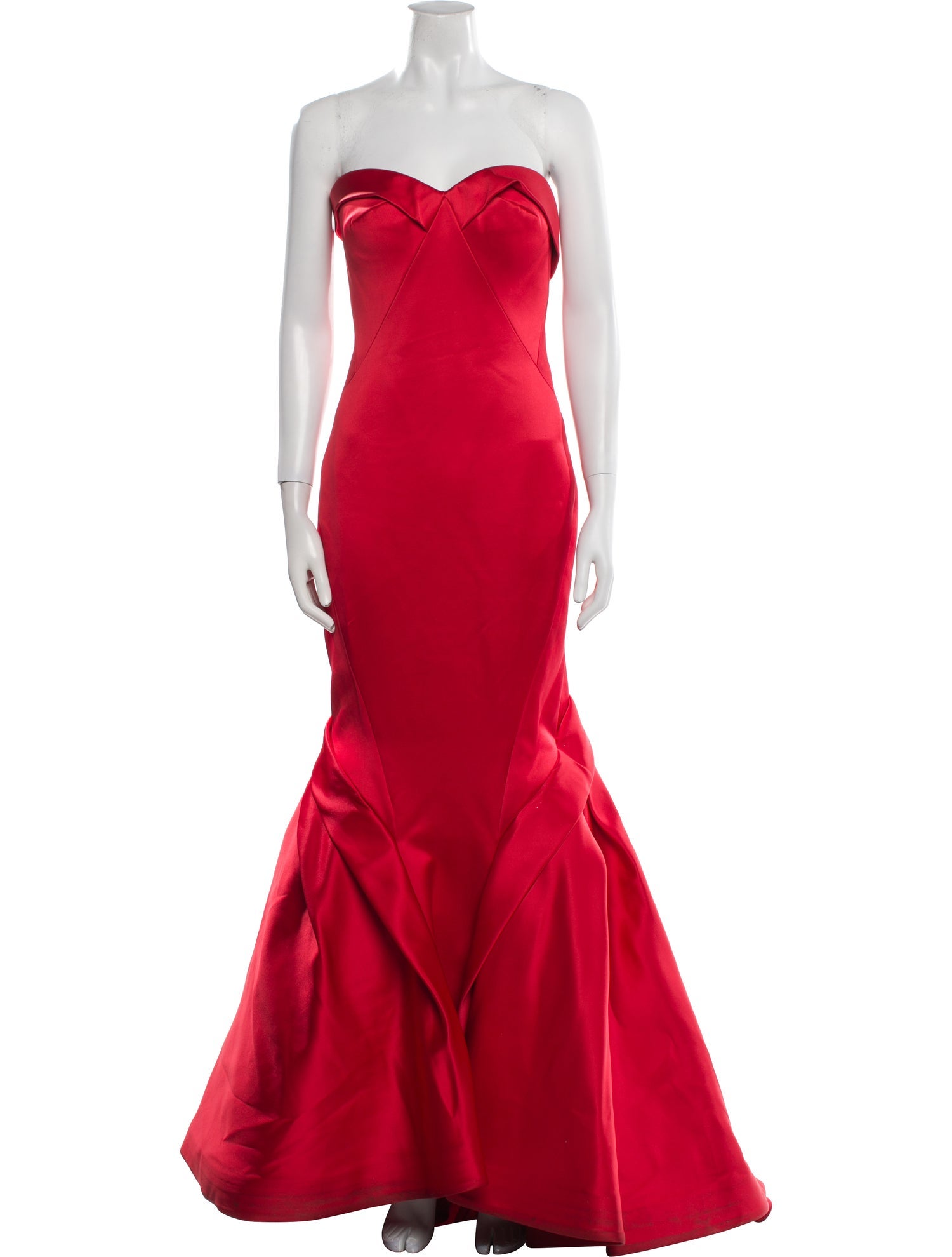 Zac Posen Strapless Long Dress