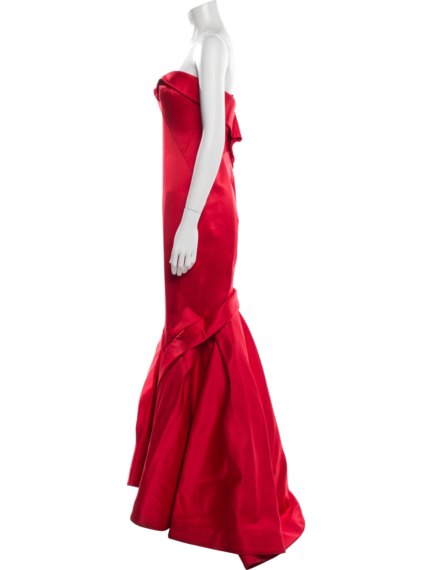 Zac Posen Strapless Long Dress