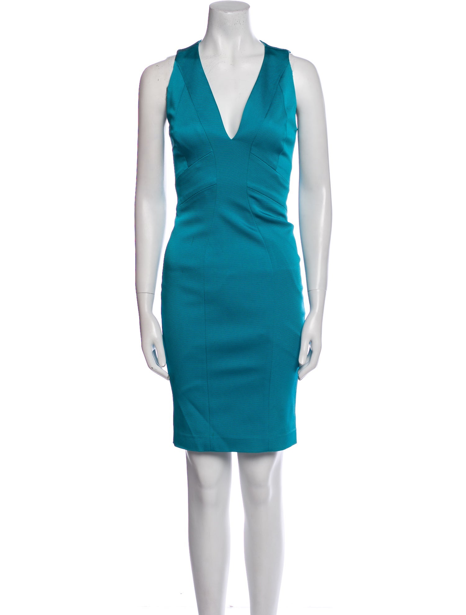 Zac Posen V-Neck Knee-Length Dress