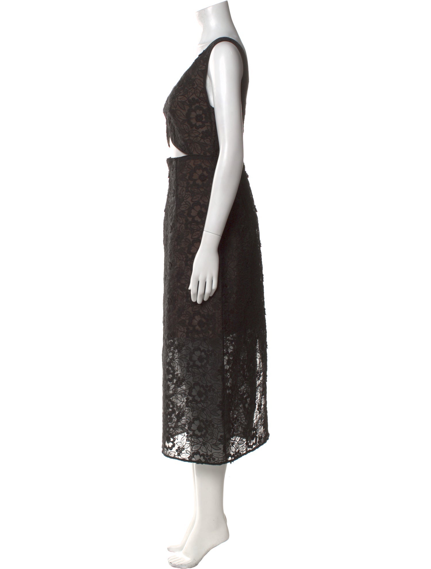 Zac Posen Lace Pattern Midi Length Dress w/ Tags