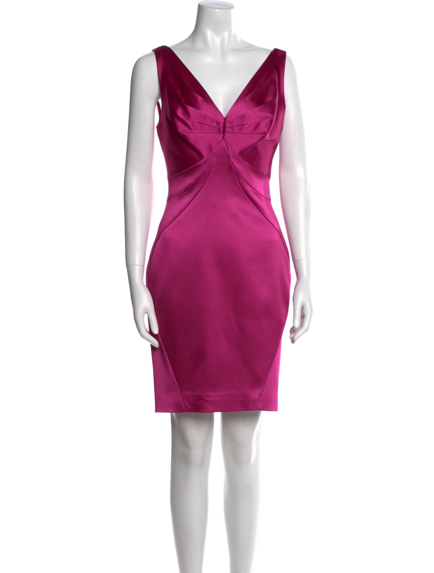 Zac Posen Satin Mini Dress