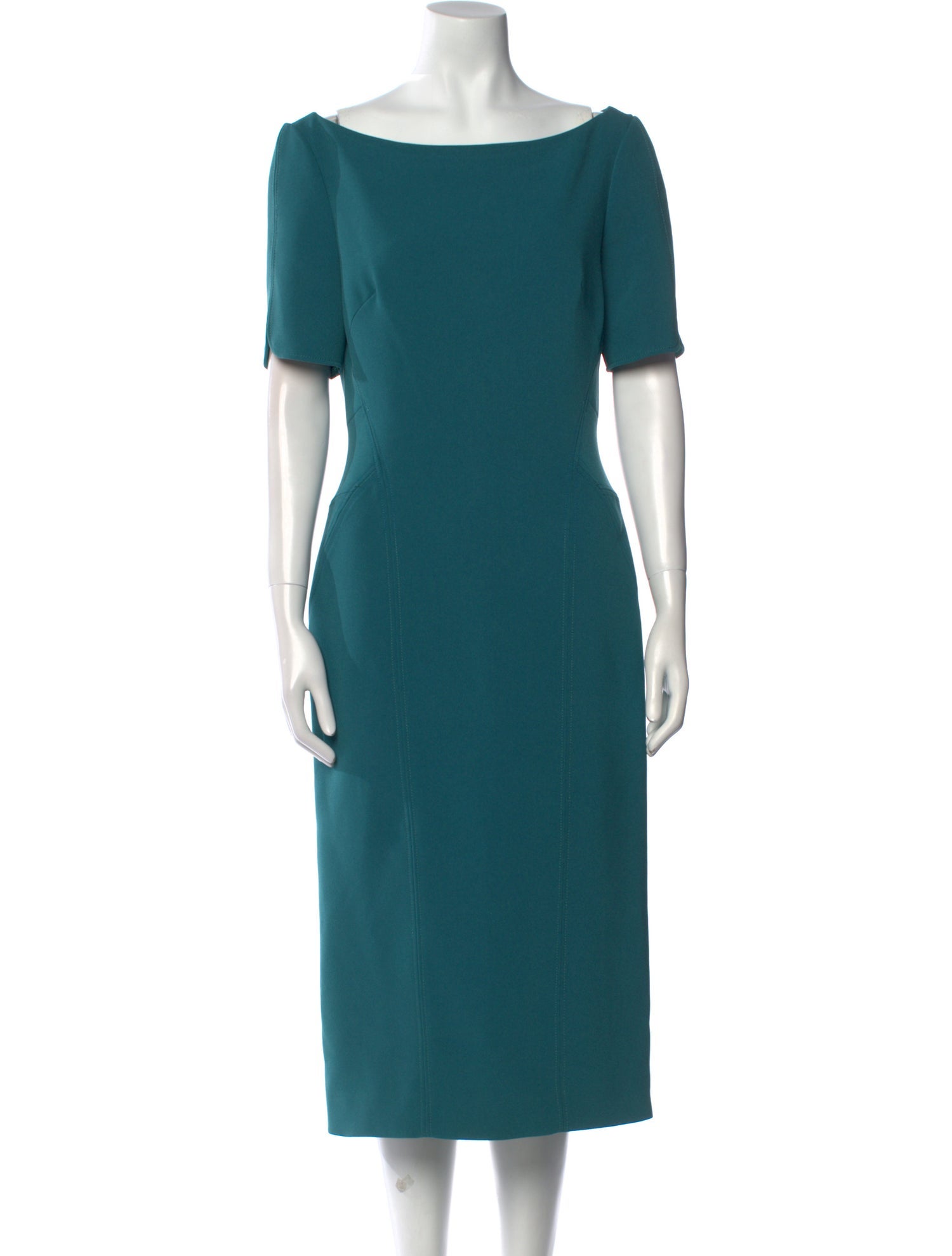 Zac Posen Wool Midi Length Dress