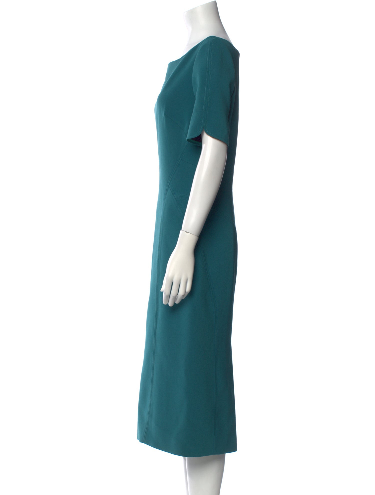 Zac Posen Wool Midi Length Dress