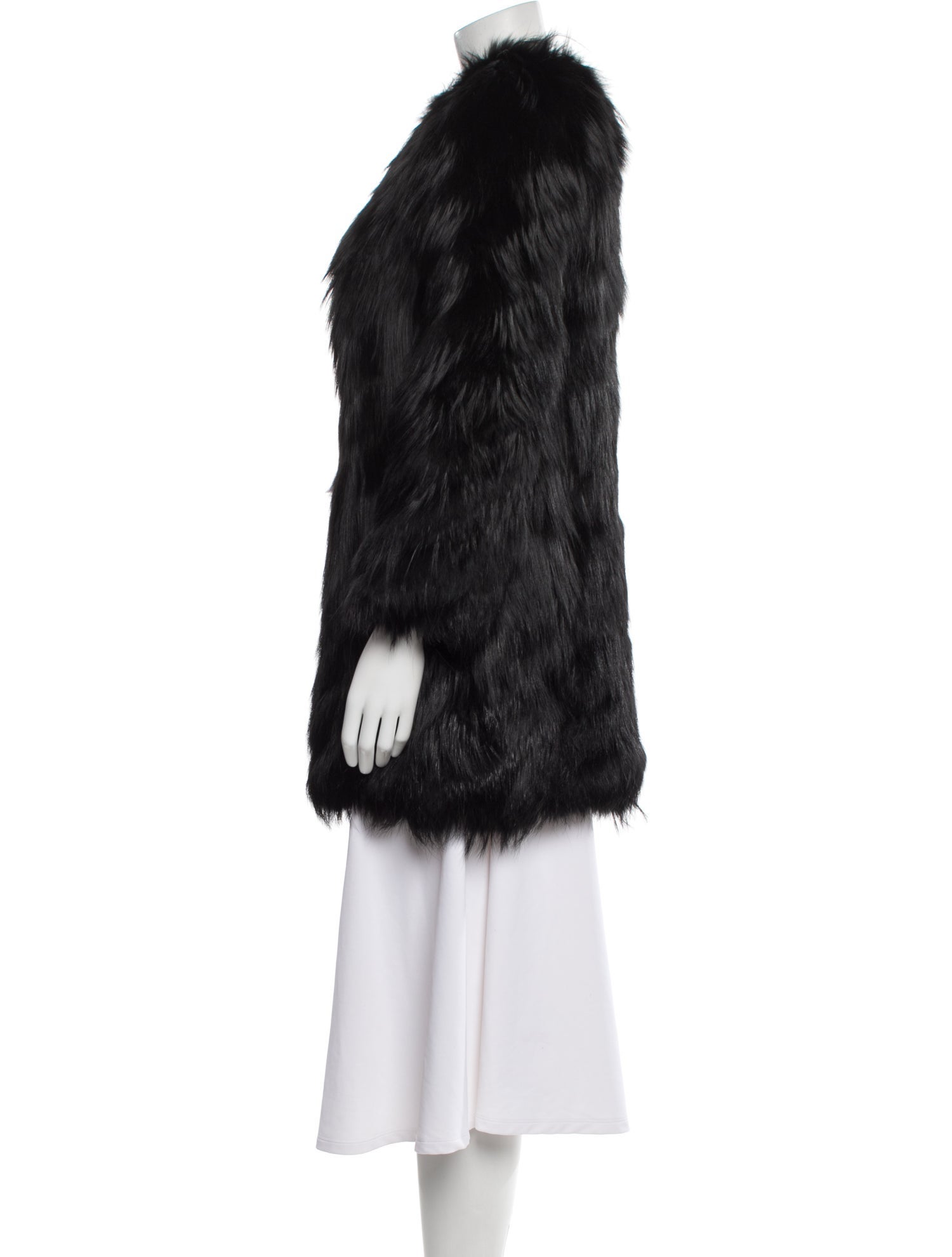 Zac Posen Fox Fur Coat