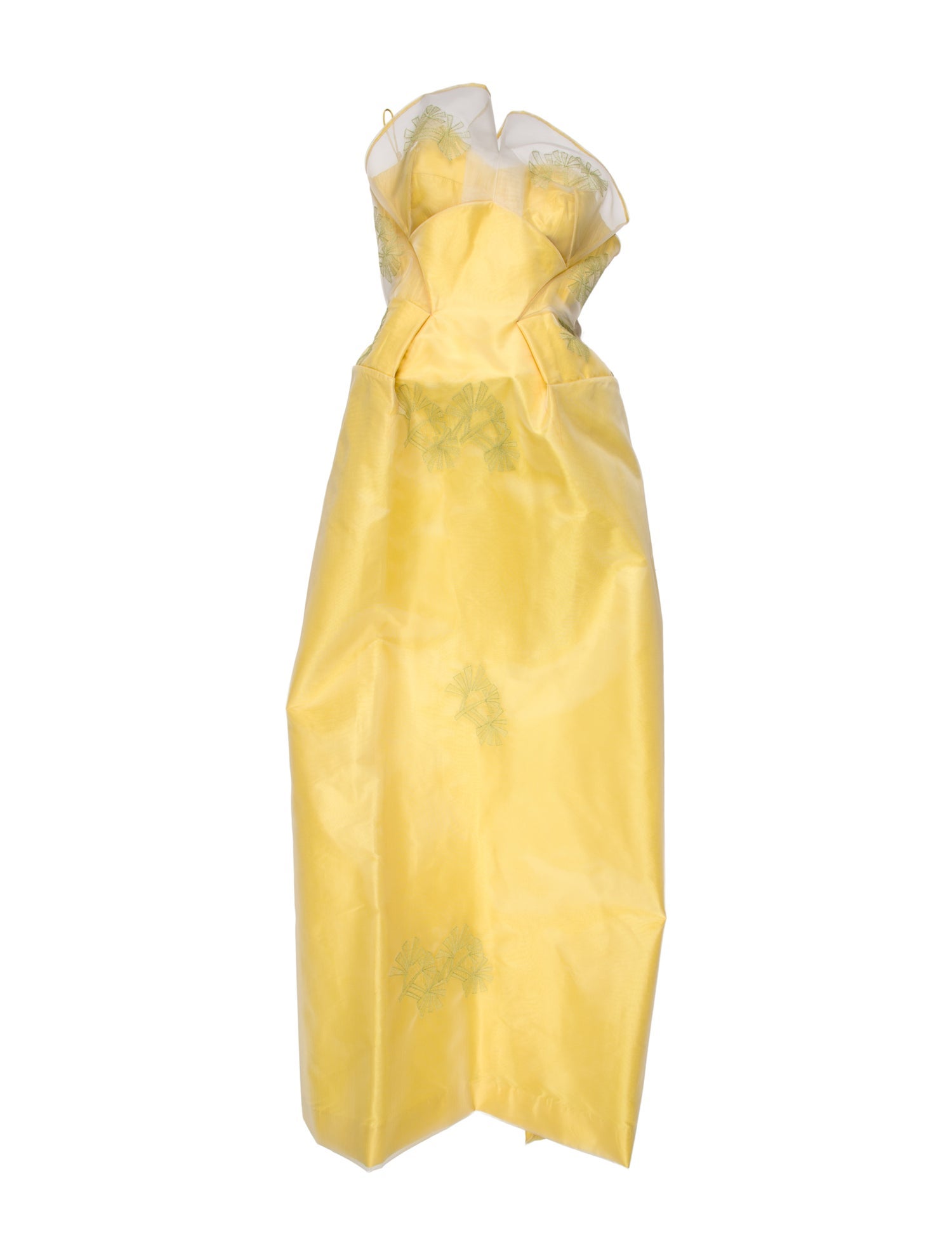 Zac Posen Strapless Long Dress