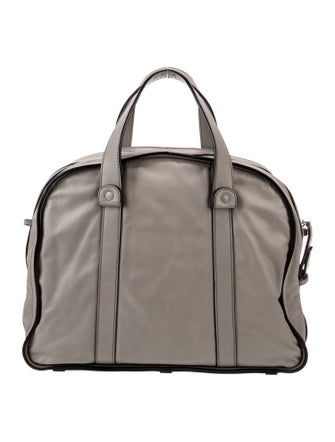 Zagliani Leather Handle Bag