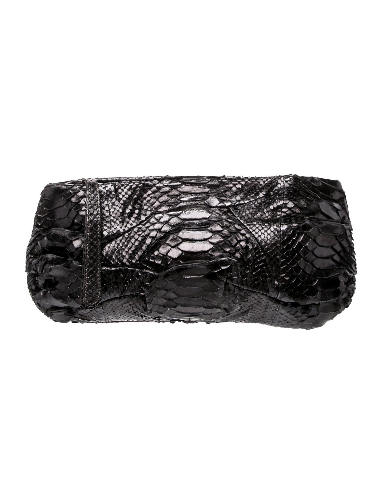 Zagliani Python Clutch