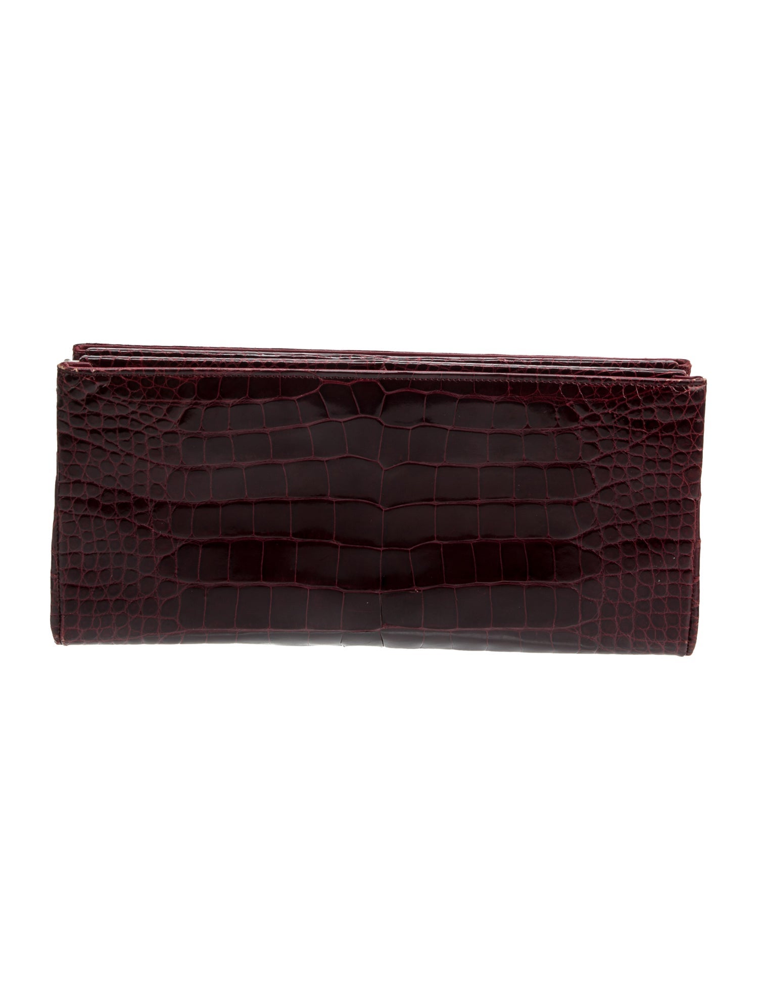 Zagliani Alligator Clutch