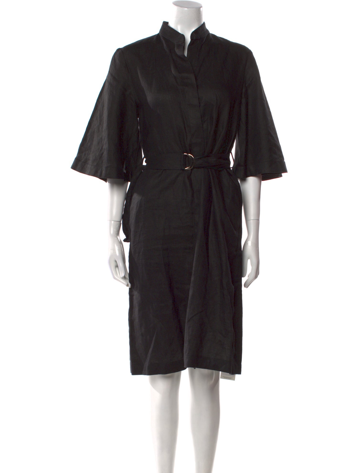 Carla Zampatti Linen Knee-Length Dress