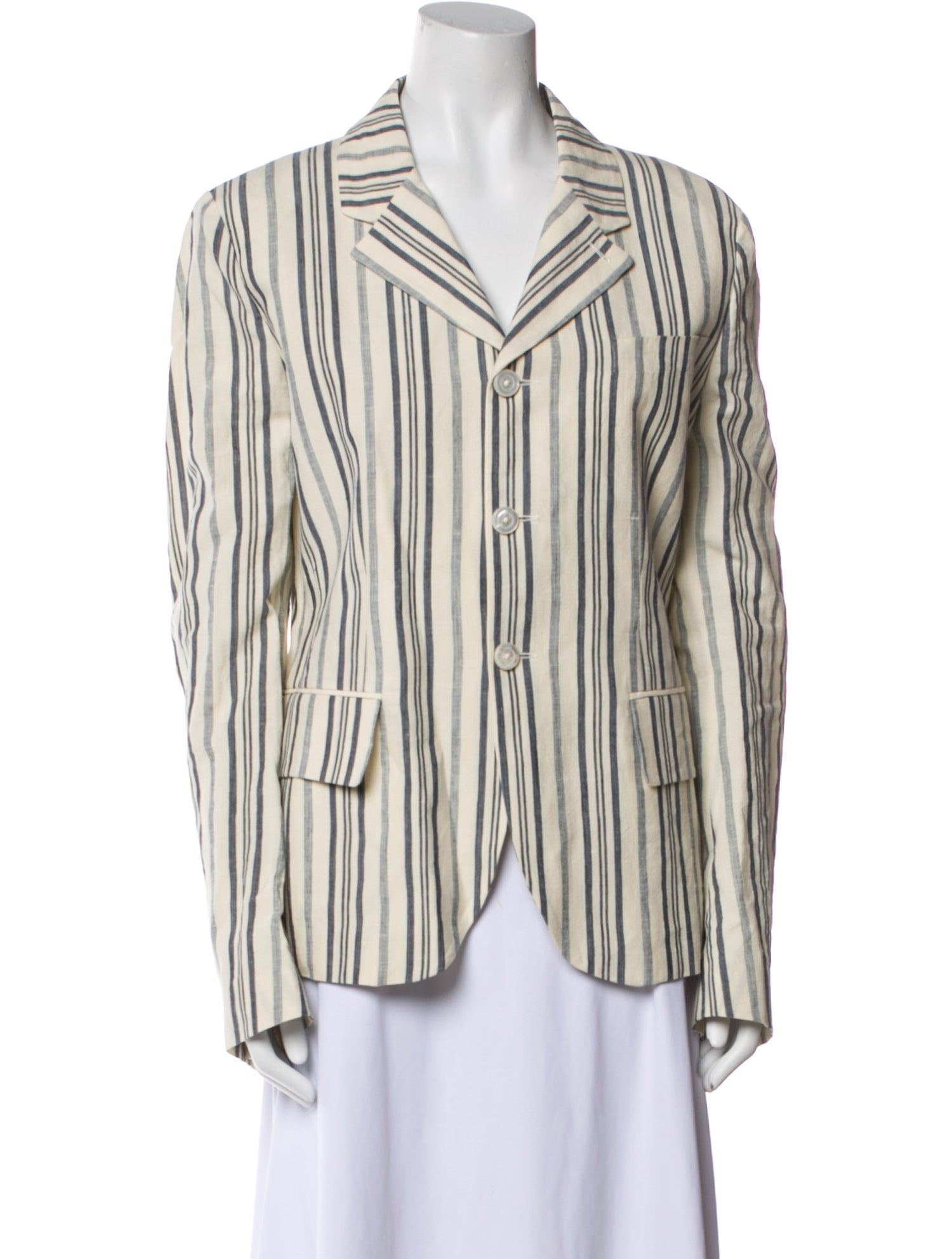 Zanini Linen Striped Blazer w/ Tags