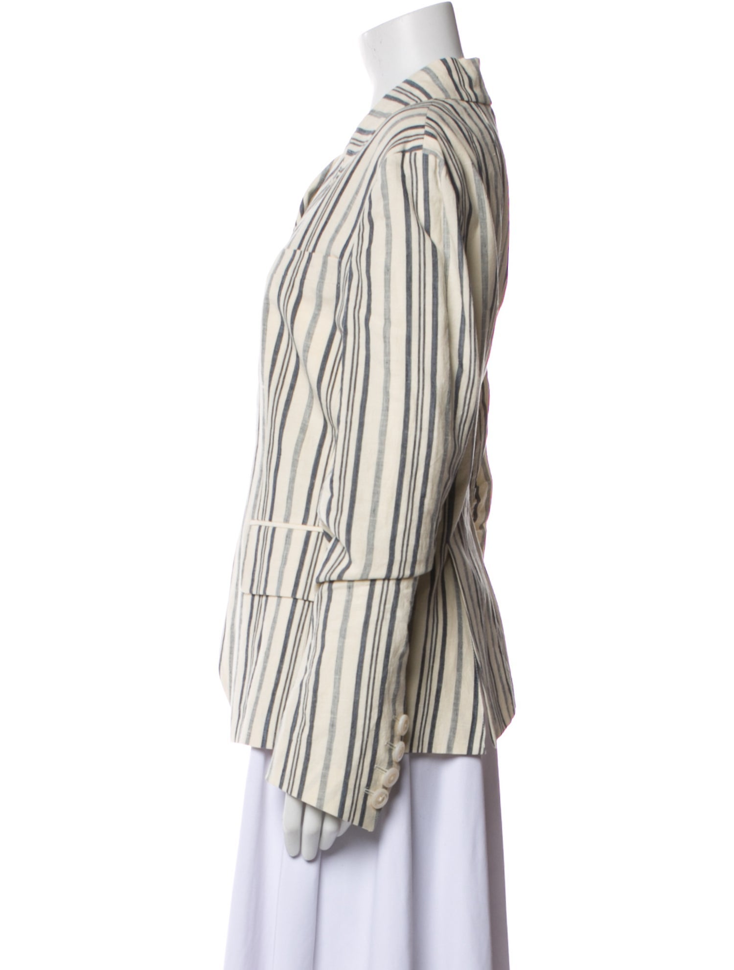 Zanini Linen Striped Blazer w/ Tags