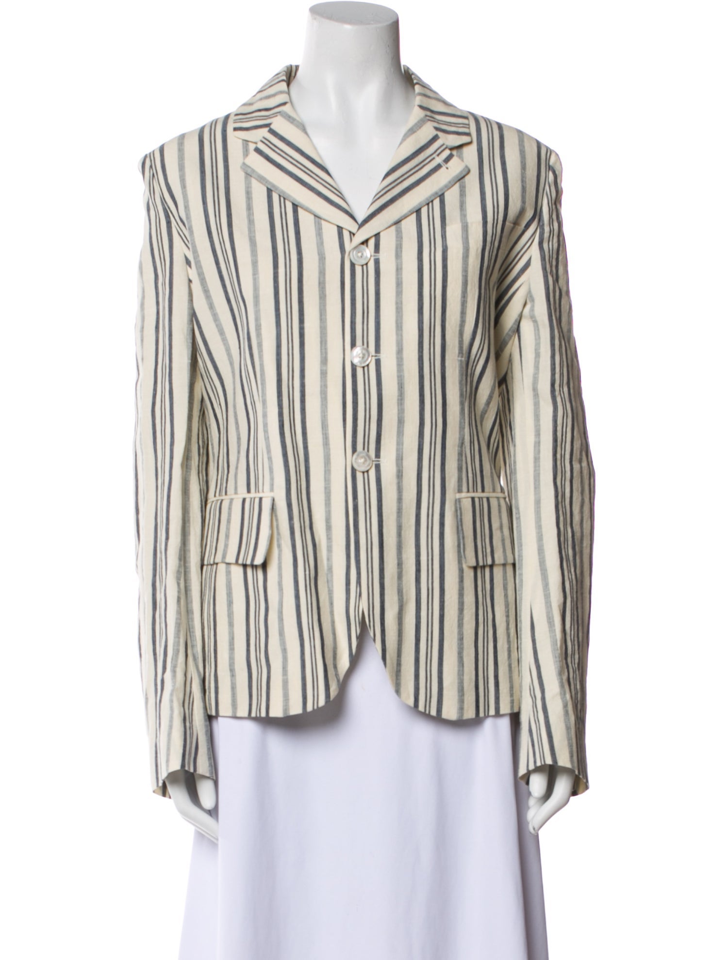 Zanini Linen Striped Blazer w/ Tags