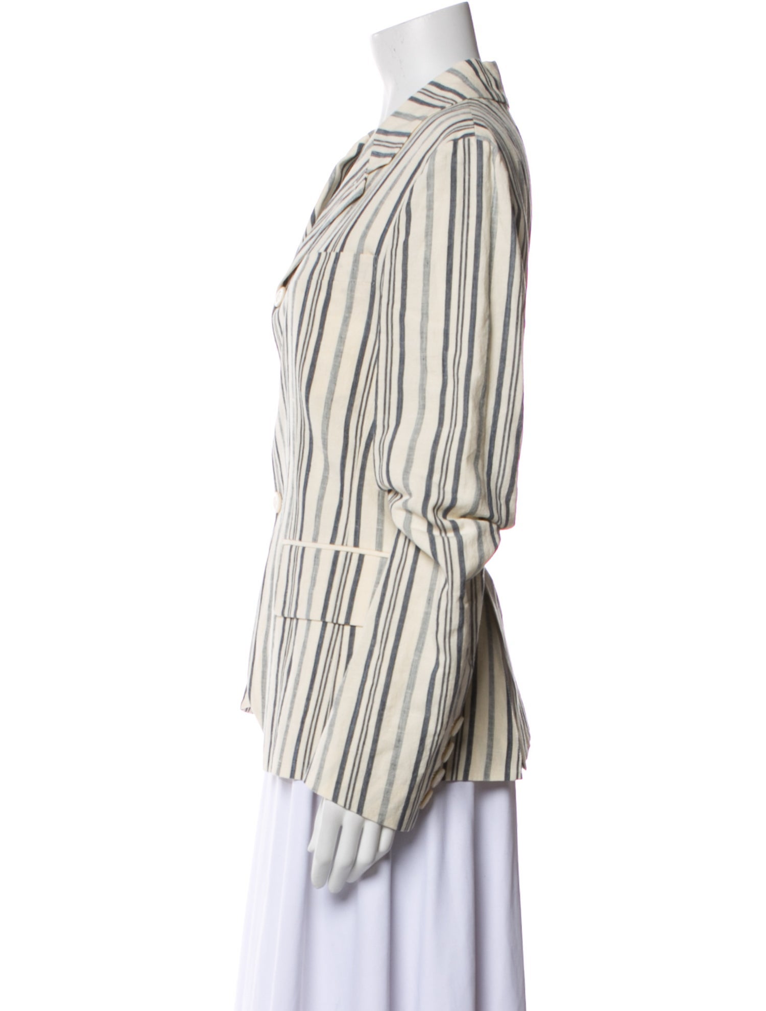 Zanini Linen Striped Blazer w/ Tags