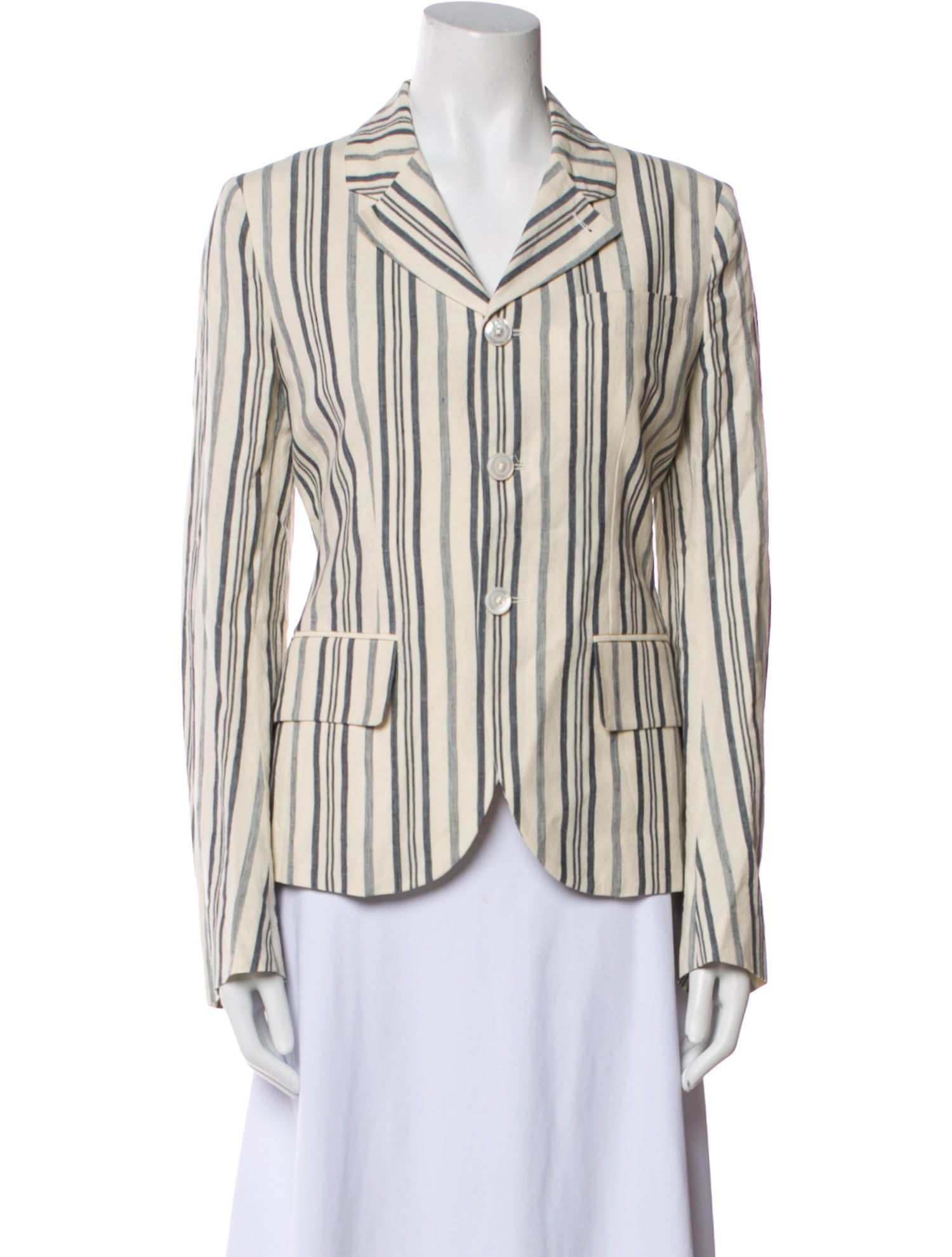 Zanini Linen Striped Blazer w/ Tags