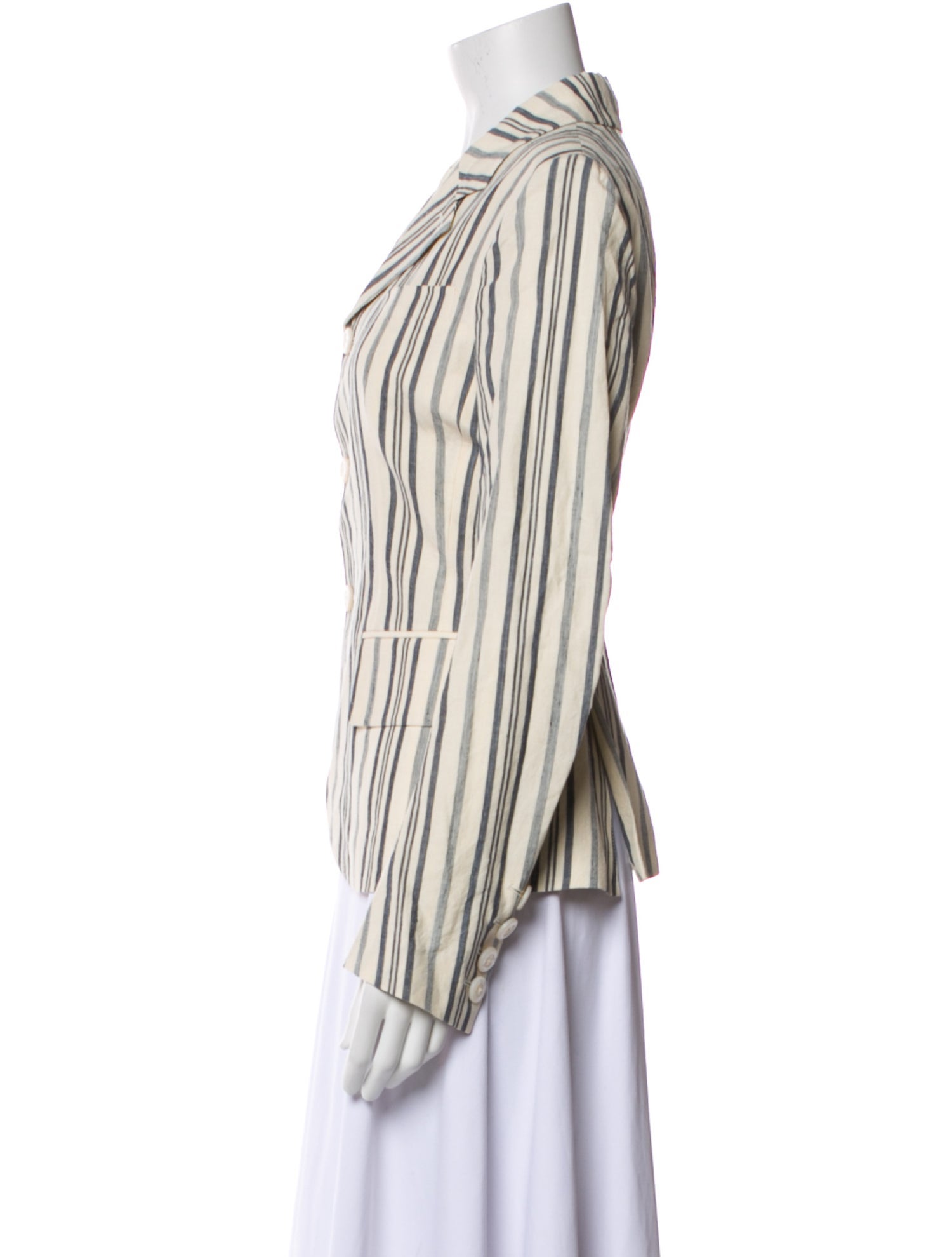 Zanini Linen Striped Blazer w/ Tags