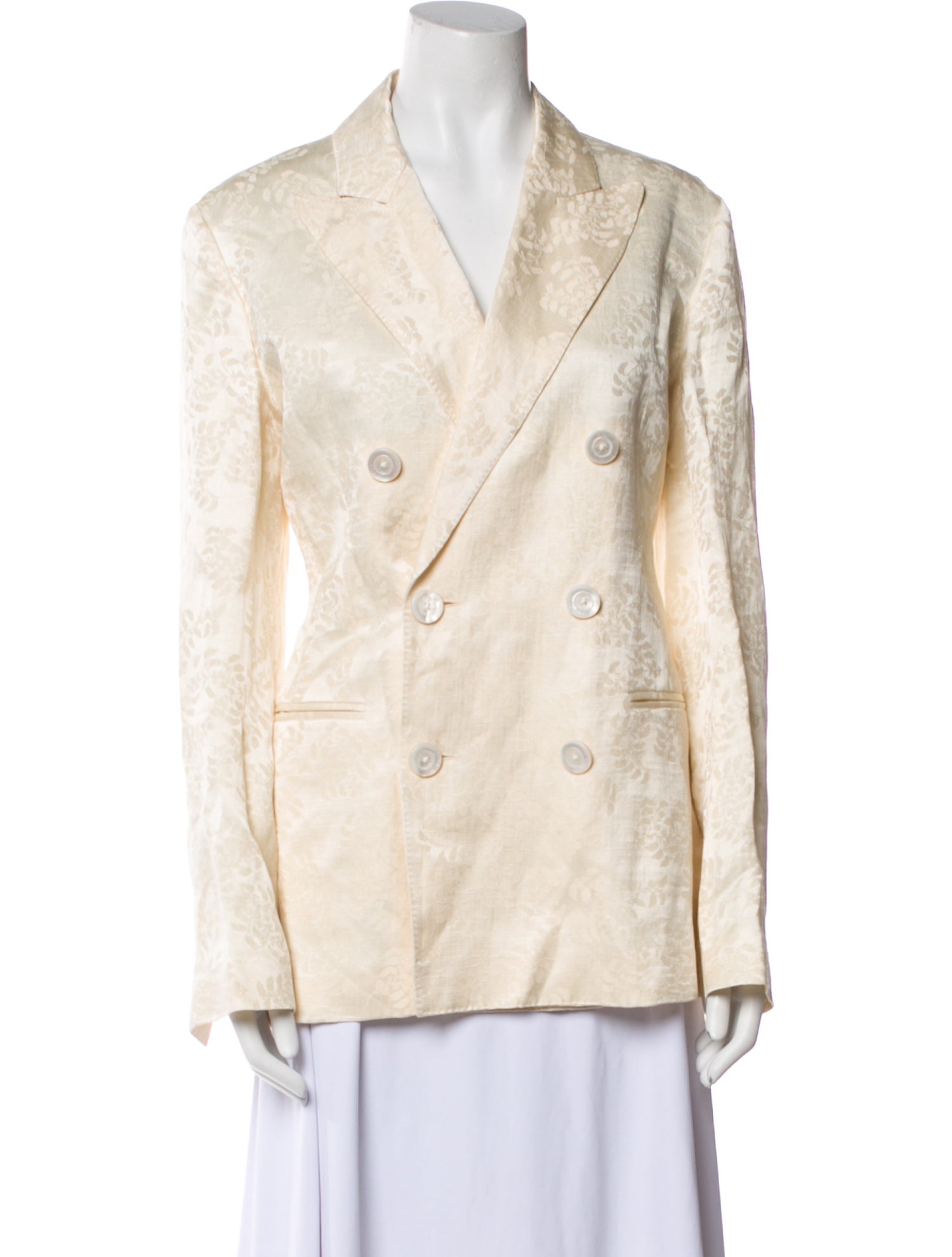 Zanini Linen Striped Blazer