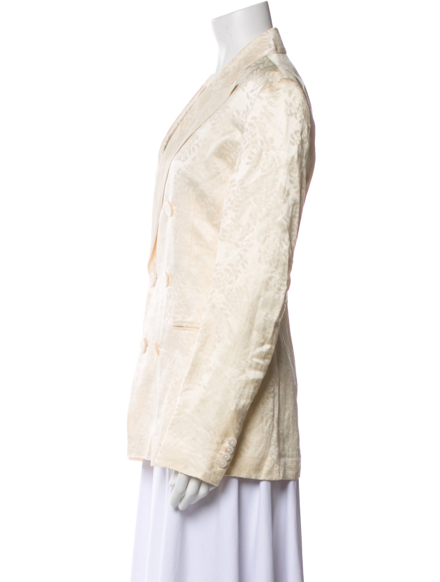 Zanini Linen Striped Blazer