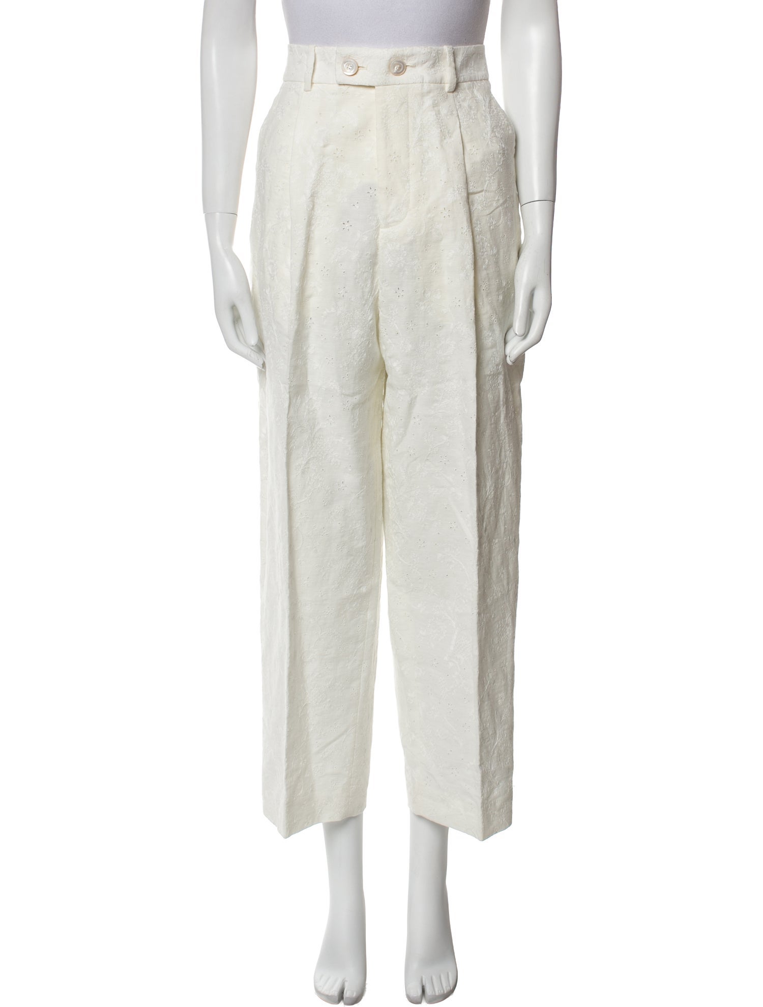 Zanini Linen Straight Leg Pants