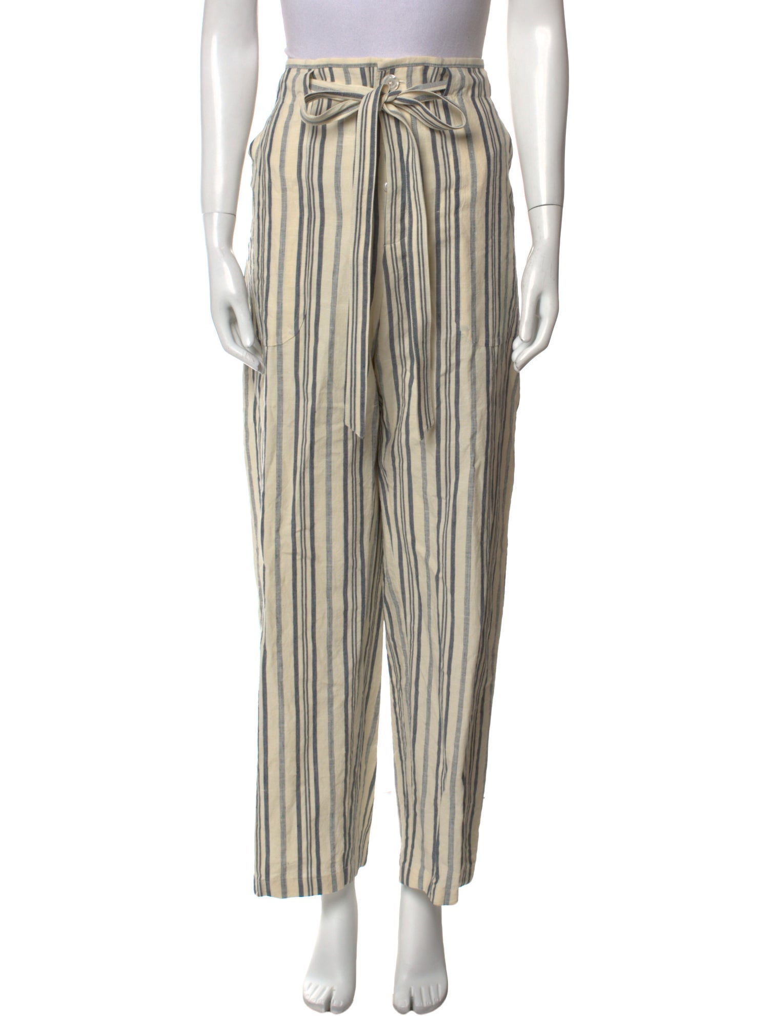 Zanini Linen Straight Leg Pants