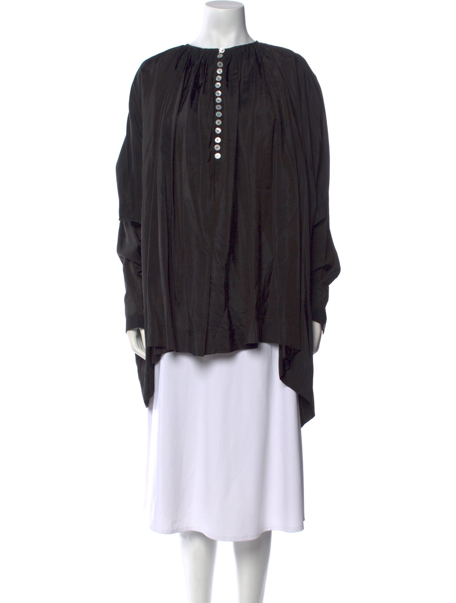 Zanini Bateau Neckline Long Sleeve Tunic