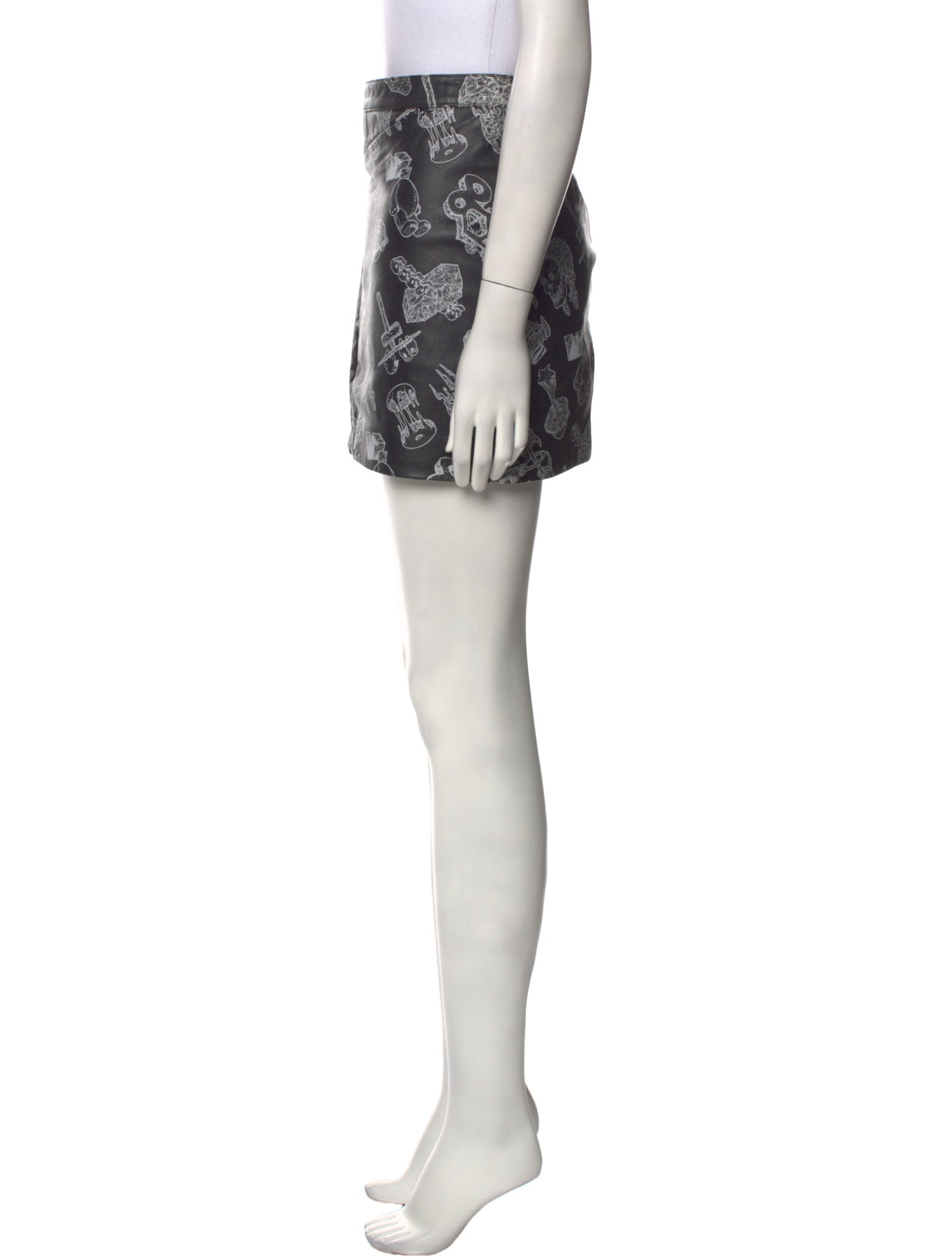 Zadig & Voltaire Leather Mini Skirt