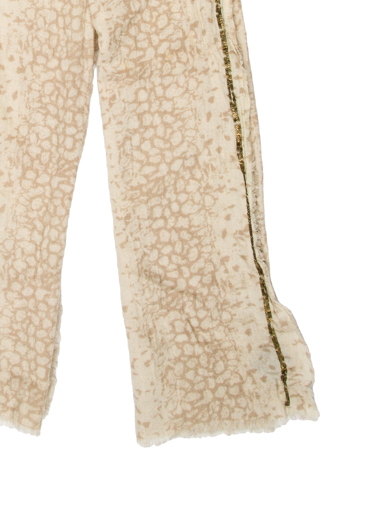 Zadig & Voltaire Fur Printed Scarf