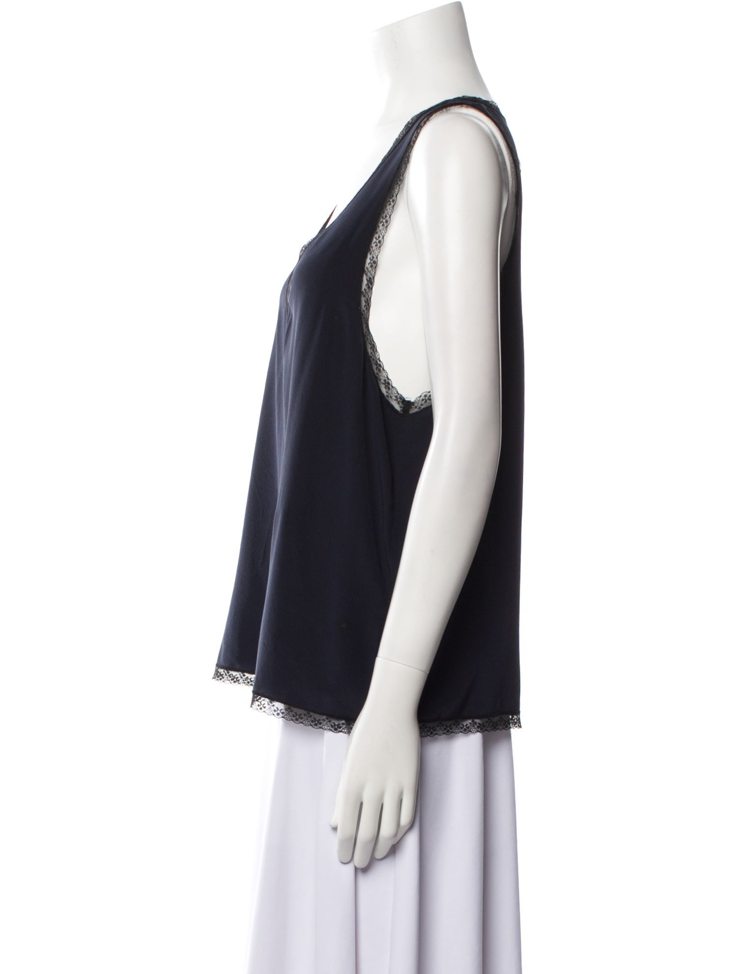 Zadig & Voltaire Silk V-Neck Top