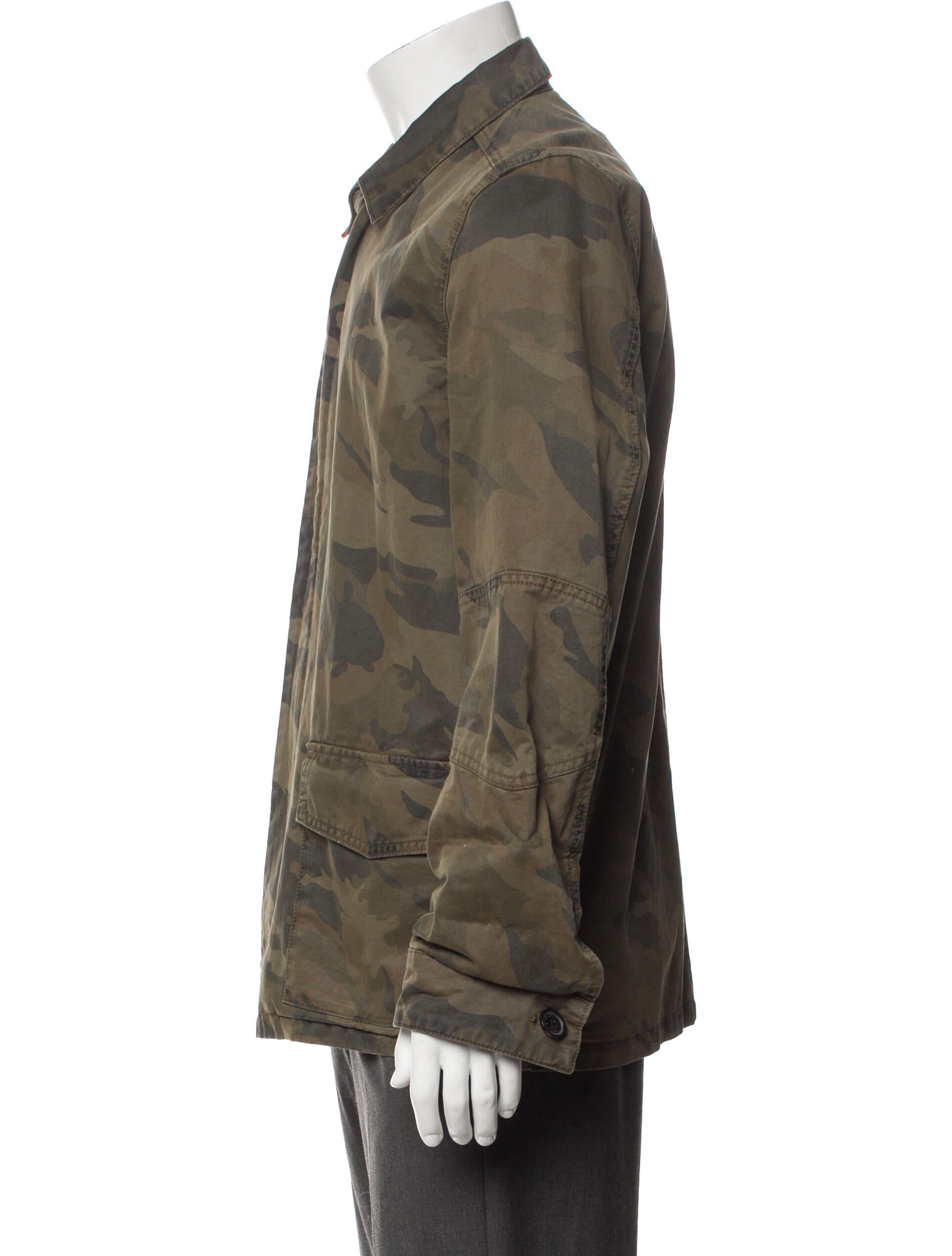 Zadig & Voltaire Camouflage Print Utility Jacket
