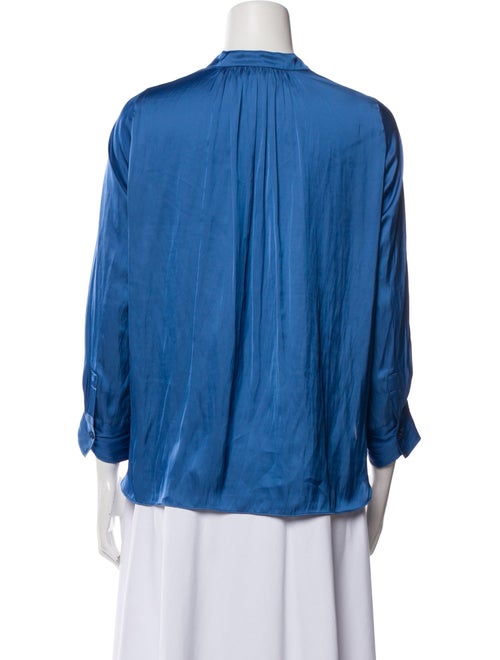 Zadig & Voltaire V-Neck Three-Quarter Sleeve Blouse