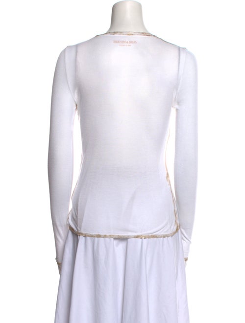 Zadig & Voltaire Crew Neck Long Sleeve Top